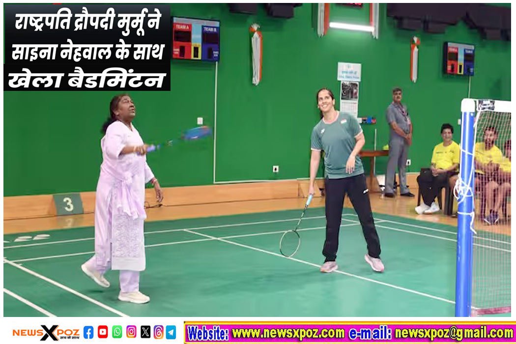 Preident-Vs-Nehwal-Badminton