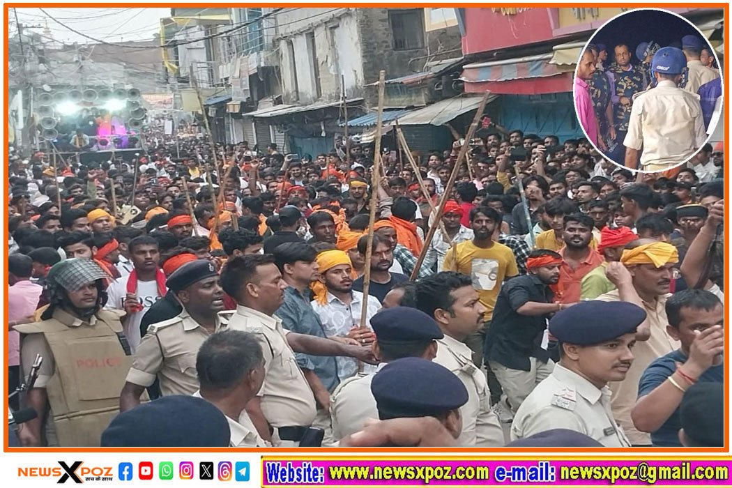 बिहार : सीवान मे महावीरी अखाड़ा के दौरान भारी बवाल, पुलिसकर्मी सहित कई लोग घायल