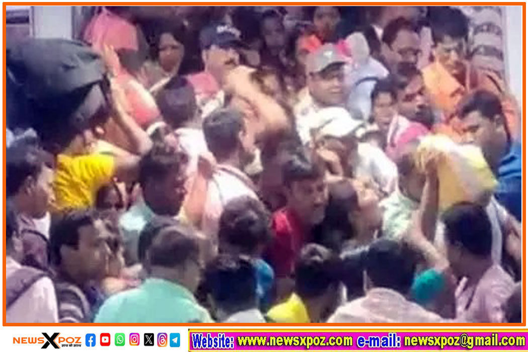प.बंगाल : बर्धमान रेलवे स्टेशन पर हादसा, स्टेशन पर मची भगदड़