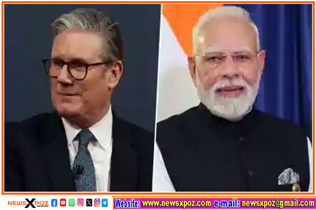 आज होगी पीएम मोदी और स्टार्मर की मुलाकात, द्विपक्षीय मुद्दाें सहित विजन 2035 पर करेंगे वार्ता