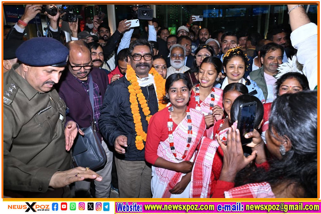 Jharkhand-CM-Ranchi-Airport