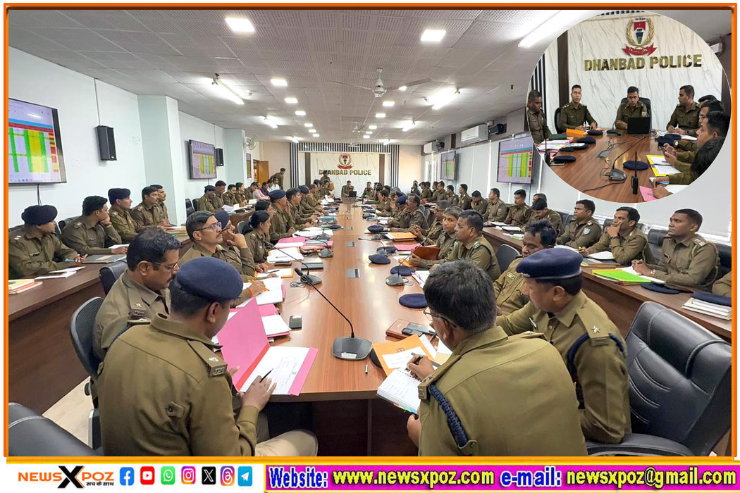 Dhanbad-SSP-Crime-Meeting