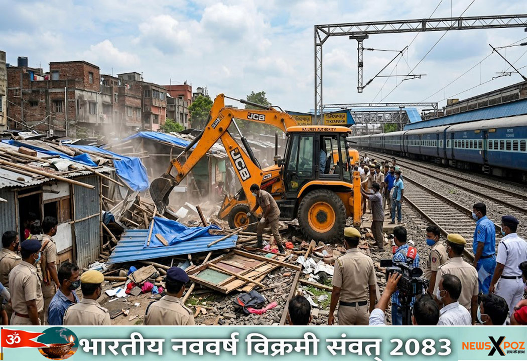 Bengal-Buldozer-Action-Railway-Land