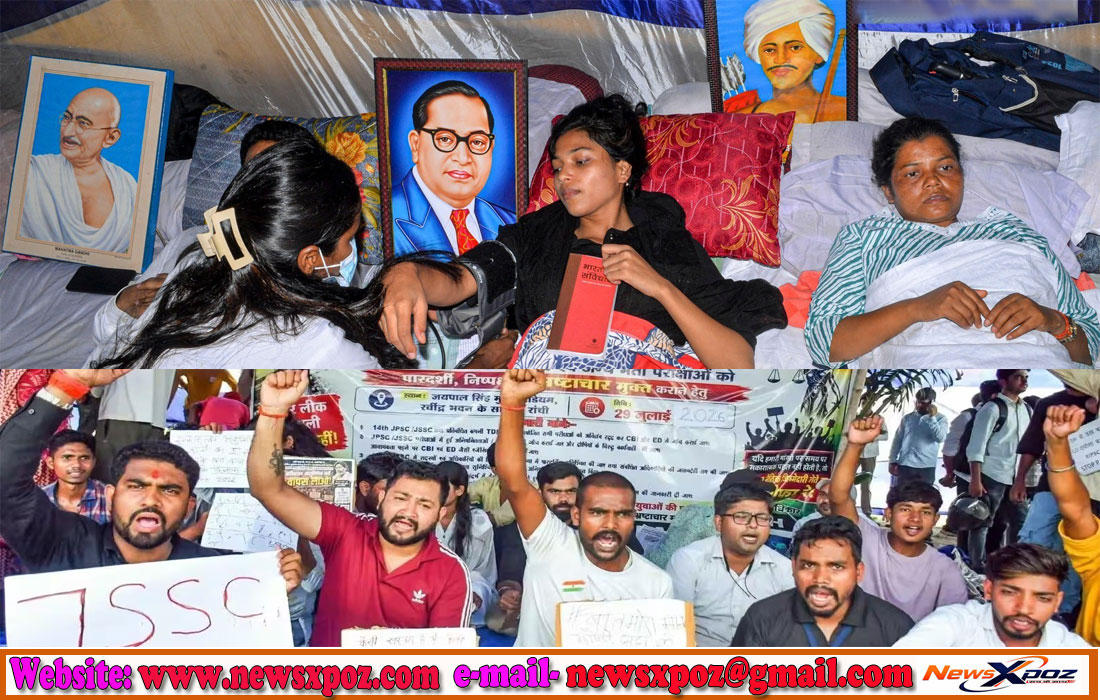 Jharkhand-JPSC-Student-Protest